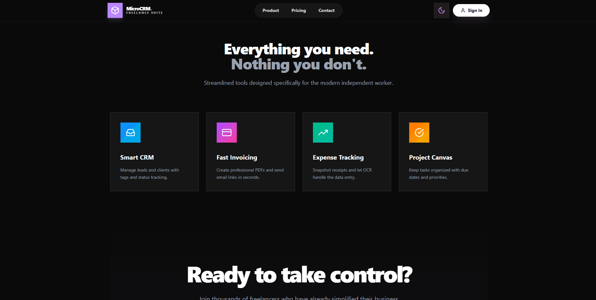 Smart CRM screenshot 2